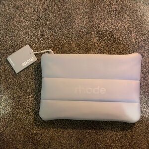 RHODE Light grey pouch